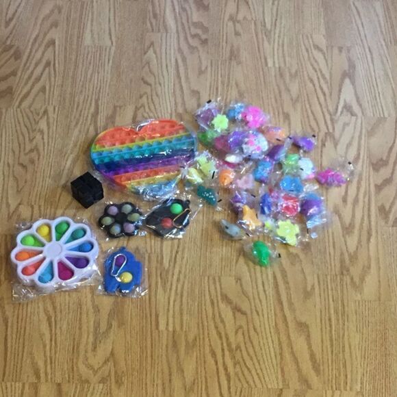 New stock, pop it toys, 36 mini squishy toys